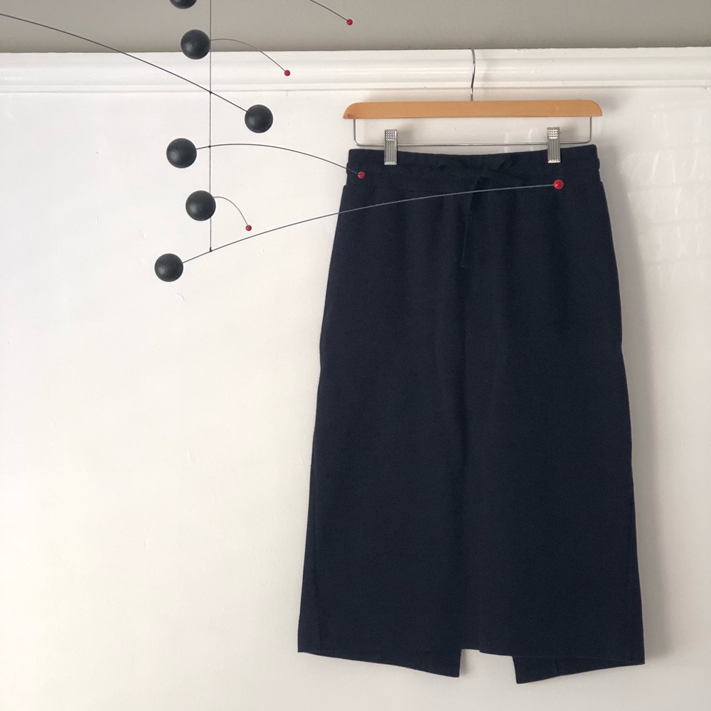 Navy ‘sweatshirt’ Skirt from Steve Alan